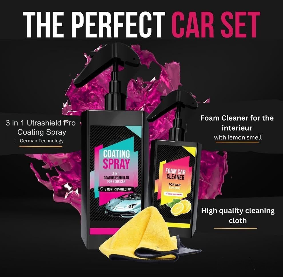 UltraShield Pro - German Tech Advanced Coating & Foam Cleaner Car Care Combo🚗✨